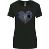 Gildan Love Flag Guam Calcio Maglietta Donna Taglio Ampio