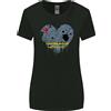 Gildan T-Shirt Donna Love Flag Aruba Taglio Ampio