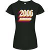 Gildan Retro 20° Compleanno Originale 2006 T-Shirt Donna Petite