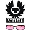 BELSTAFF LONDON BV62 occhiali da sole uomo anni 90 plastica vintage marrone rosa