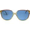 Trevi occhiali da sole donna made in italy vintage lente blu plastica anni 80 TREVI