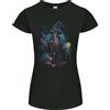 Gildan T-Shirt Fantasy Wizard Warlock 6 Donna Petite Cut