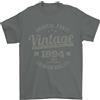 Gildan Maglietta Vintage Anno 32° Compleanno 1994 Uomo 100% Cotone Antracite