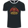 Fruit of the Loom Maglietta Ringer Da Uomo Fantasy Drago Savage Attack FotL