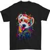 Gildan T-Shirt Da Uomo In Acquerello Per Furetti 100% Cotone