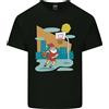 Gildan T-Shirt In Cotone Leggero Da Uomo Con Babbo Natale Che Gioca A Basket