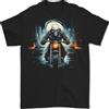 Gildan Teschio Motociclista Moto Grim Reaper 20 T-Shirt 100% IN Cotone