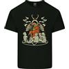 Gildan T-Shirt In Cotone Leggero Di Babbo Natale Malvagio Anti Natale Demone Per Uomo