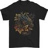 Gildan A Dragon IN Natura Fantasia T-Shirt 100% Cotone