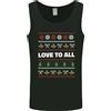 Gildan Christmas Love A Tutti Xmas Pace Hippy Canotta Uomo