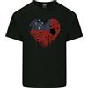 Gildan Love Samoa Bandiera Samoan Giorno Calcio Uomo Cotone Leggero T-Shirt