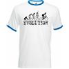 Fruit of the Loom Ciclismo Evolution Divertente da Uomo T-Shirt Bici Bicicletta MTB BMX Racer Road