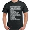 Passo Daughter T-Shirt Rules Per Incontri il Mio Uomo Divertente Papà Giorno