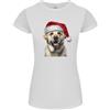 Gildan T-Shirt Donna Taglio Petite Con Cappello Di Natale Per Labrador Dorato