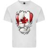 Gildan Palestra Canadese Acero Foglia Bandiera Muscoli Canada Uomo Luce T-Shirt