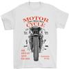 Gil dan 850cc Motore Gara Motociclista Moto T-Shirt 100% Cotone