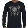 Viking Skull Scudo - Divertente da Uomo T-Shirt Ragnar TV Show Programma Ascia