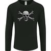 Gildan The Jolly Roger Teschio Pirati Vela Marinaio Uomo Manica Lunga T-Shirt