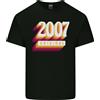 Gildan Retro 19° Compleanno Originale 2007 Maglietta Da Uomo In Cotone Leggero