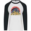 Fruit of the Loom Gioco di Ruolo Giochi Dragon RPG Dado Divertente Uomo L/S Baseball T-Shirt