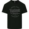 Gildan T-Shirt In Cotone Leggero Nera Per Il 81° Compleanno Vintage 1945