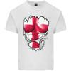 Gildan T-Shirt Leggera In Cotone Per Uomini Con Bandiera Inglese Cross Di St Georges