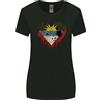 Gildan Love Antigua E Barbuda Flag Day Calcio T-Shirt Donna A Taglio Ampio