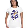 Let's Get Nuda - Donna Divertente T-Shirt Saucy Humor Sexy Scherzo Intimo