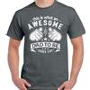 Papà T-Shirt This Is What An Awesome To Be Looks Like Uomo Divertente Nuovo Baby