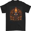 Gil dan T-Shirt Da Uomo Illuminati Eye Secret Society Cult Fantasy 100% Cotone