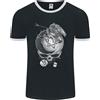 Fruit of the Loom Morte Alla Religione Teschio Ateo Ateismo FSM Maglietta Ringer Uomo FotL