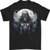 Gildan Teschio Motociclista Moto Grim Reaper 22 T-Shirt 100% IN Cotone