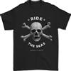 Gildan Naviga I Mari Jolly Roger Teschio Pirati Navigazione Maglietta Uomo 100% Cotone
