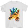 Gil dan A Giraffa Acquarello T-Shirt 100% Cotton