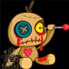 Gildan Maglietta In Cotone Voodoo Doll Eye Evil Spirits Dark Magic Halloween Per Uomo