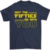 Gildan Che Gli Anni 50 Siano Con Te T-Shirt Sci-Fi Da Uomo 100% Cotone