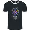Fruit of the Loom T-Shirt Ringer Uomo Astronauta Spaziale Universale Zero Gravity FotL