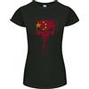 Gildan China Palestra Teschio Cinese Bodybuilding Donna Minuta Taglio T-Shirt