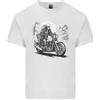 Gildan T-Shirt In Cotone Leggero 33 Da Uomo Con Teschio E Grim Reaper Per Moto