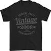Gildan T-Shirt Vintage Anno 20 Compleanno 2006 Uomo 100% Cotone