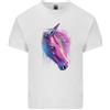 Gildan T-Shirt Leggera In Cotone Per Uomo Con Acquerello Di Cavallo