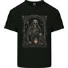 Gildan T-Shirt Goth Grim Reaper Con Teschio Per Bambini 6 Anni