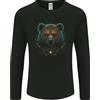 Gildan A Fantasia Fantascienza Grizzly Orso Of The Future da Uomo Manica Lunga T-Shirt