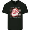 Fruit of the Loom Santa Amore Per Tutti Divertente Natale Xmas Maglietta In Cotone A V