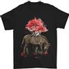 Gil dan Zebra E Albero Acquarello T-Shirt 100% Cotone