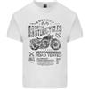 Gildan T-Shirt In Cotone Leggero Per Uomo Biker Di Moto Personalizzata Americana