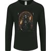 Gildan Gothic Grim Reaper Goth Heavy Metal Skull 14 Maglietta A Maniche Lunghe Per Uomo
