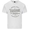 Gildan T-Shirt Bianco In Cotone Leggero Per Uomini Vintage Anno 37 Compleanno 1989