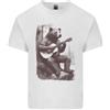 Gildan Un Fresco Orso Giocare The Acustiche Chitarra Uomo Cotone Leggero T-Shirt