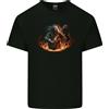 Gildan Demon Rocker Rock N Roll Chitarra Heavy Metal T-Shirt In Cotone Leggero Per Uomo